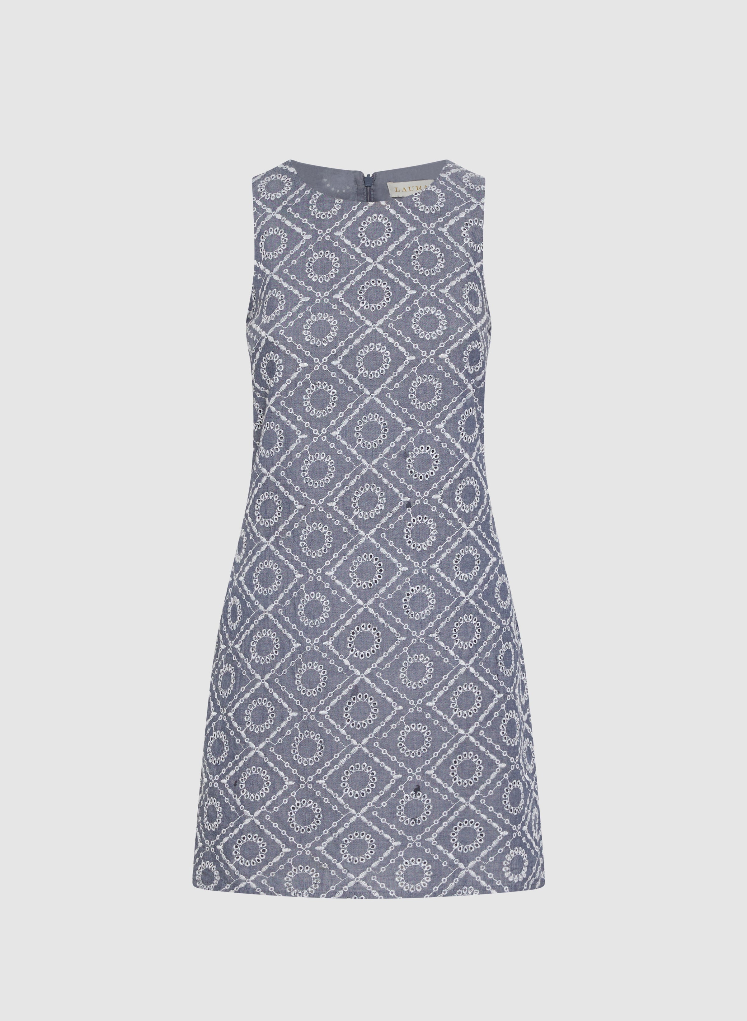 Cotton Eyelet Embroidered Dress
