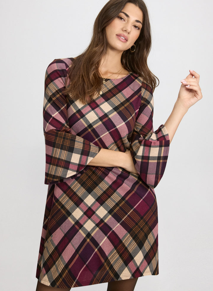 Plaid Sweater Dress