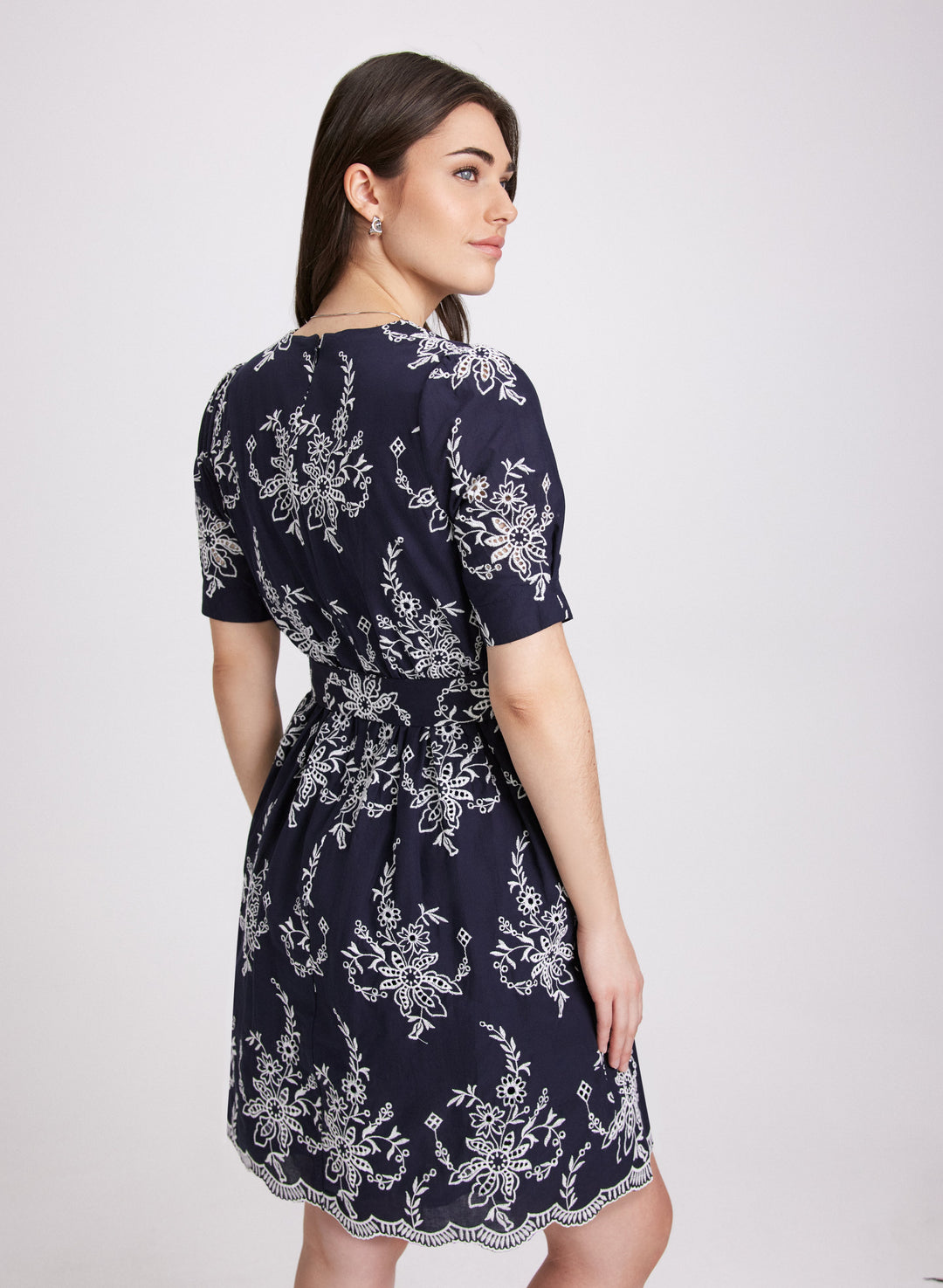 Embroidered Floral Dress