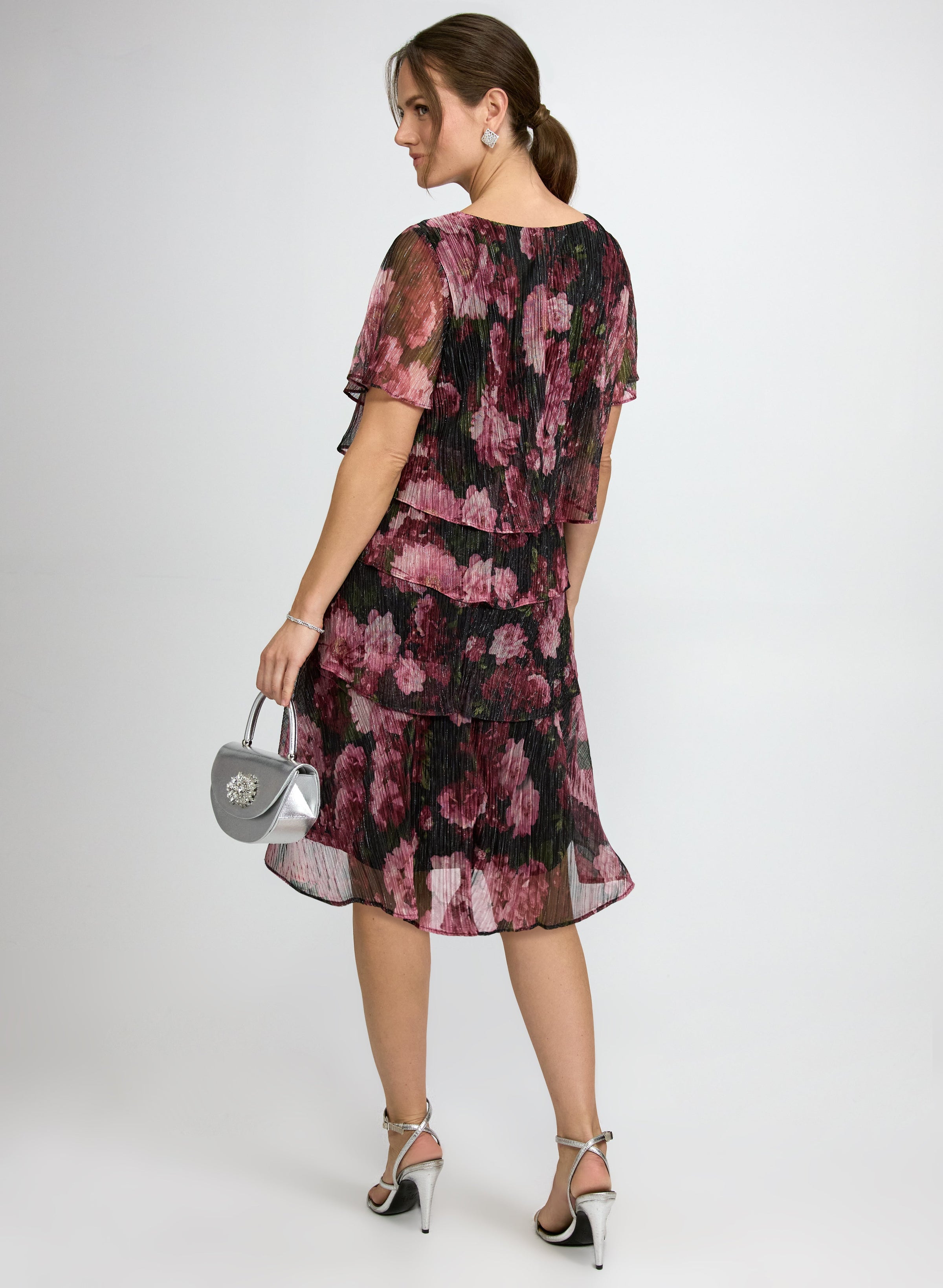 Tiered Floral Dress