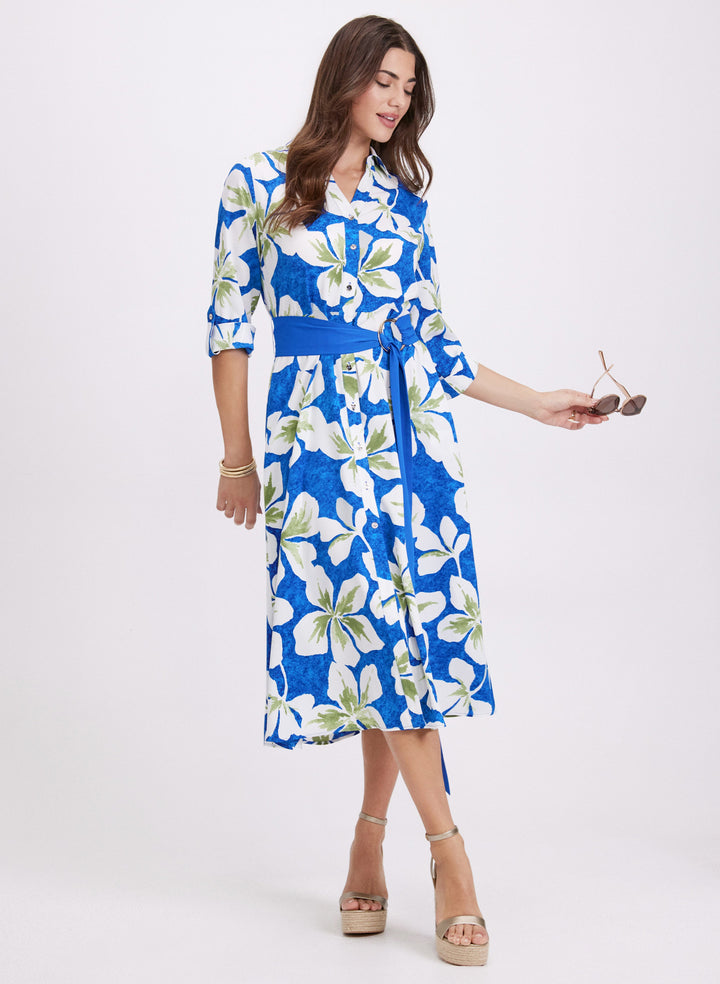 Floral Shirt Dress