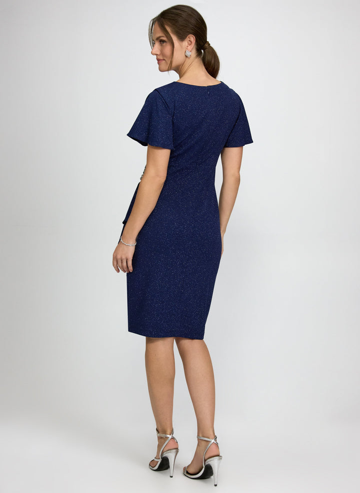Metallic Knit Dress