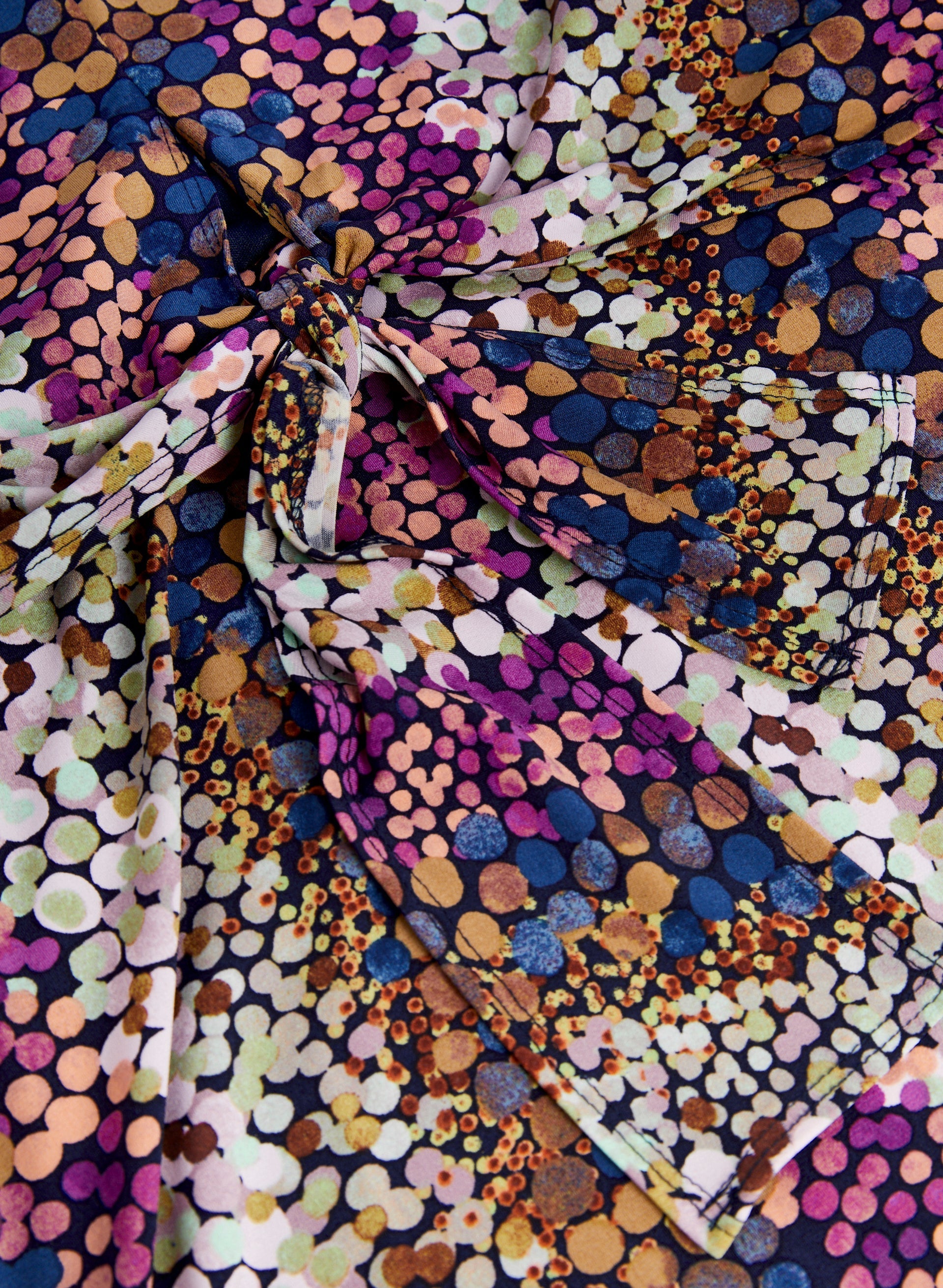 Mosaic Polka Dot Dress
