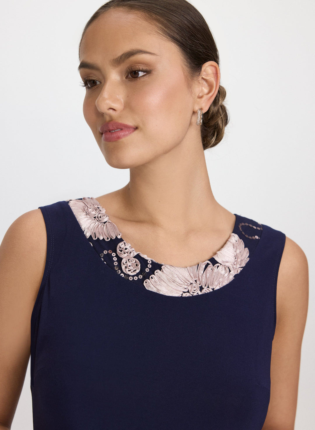 Floral Embroidered Jacket & Dress Set