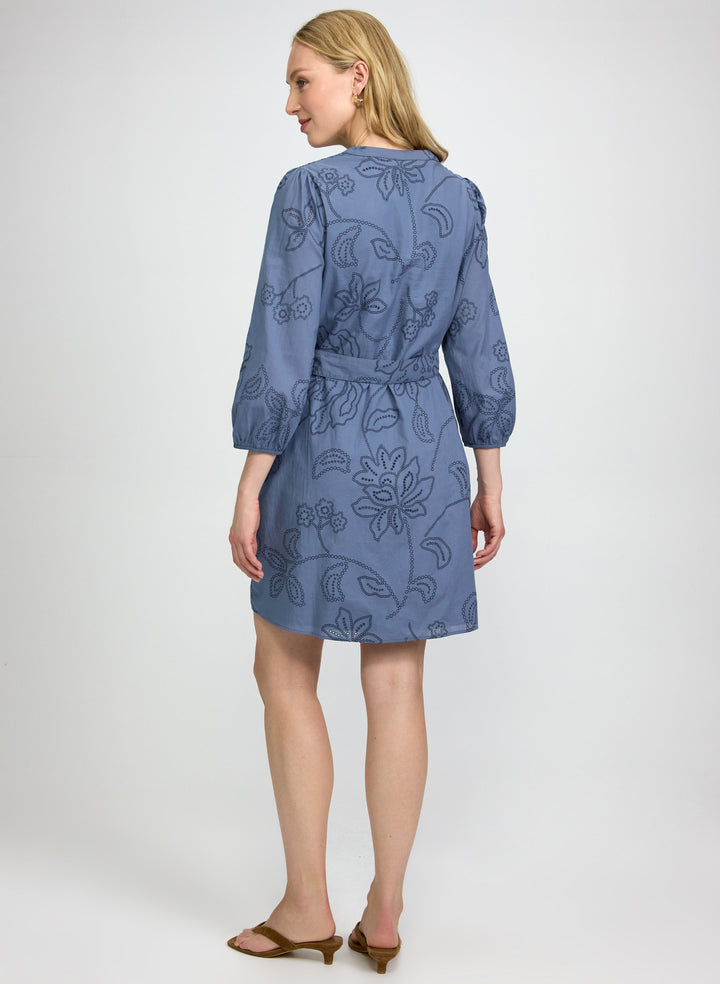 Belted Floral Dress