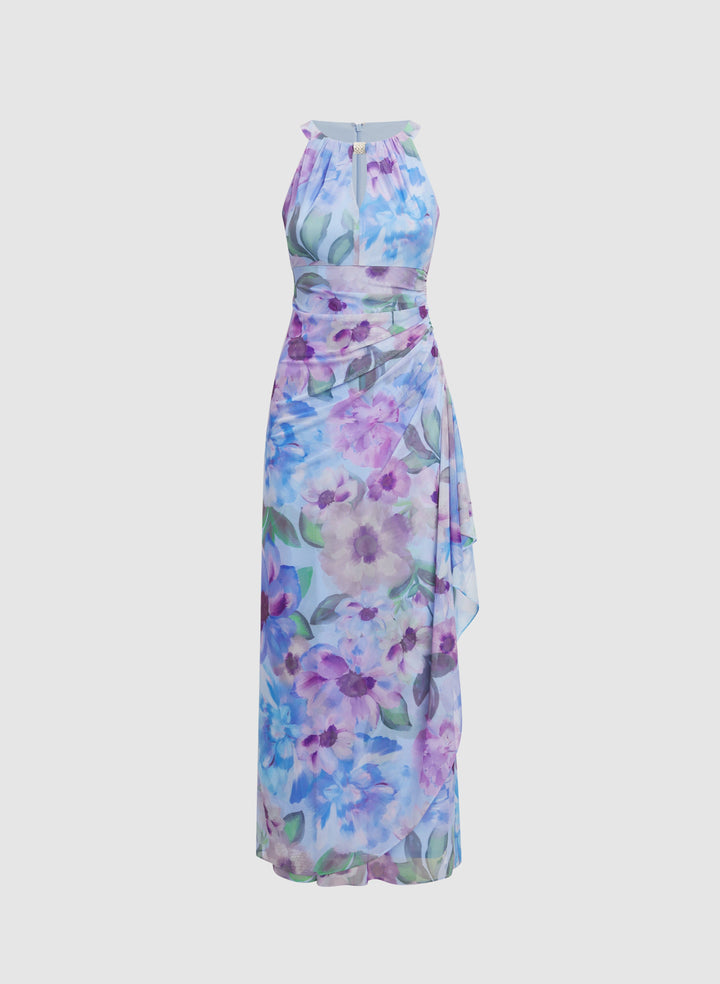 Floral Halter Dress