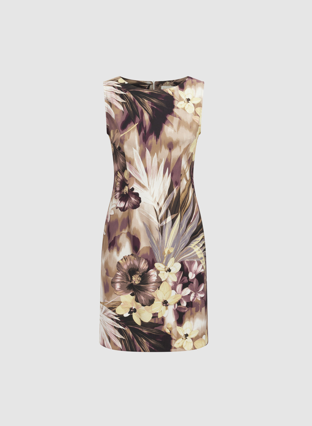 Tropical Floral Print Dress