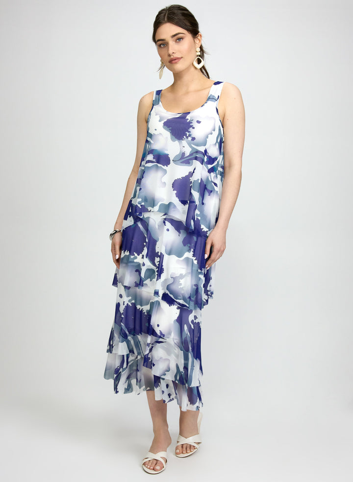 Marble Print Dress