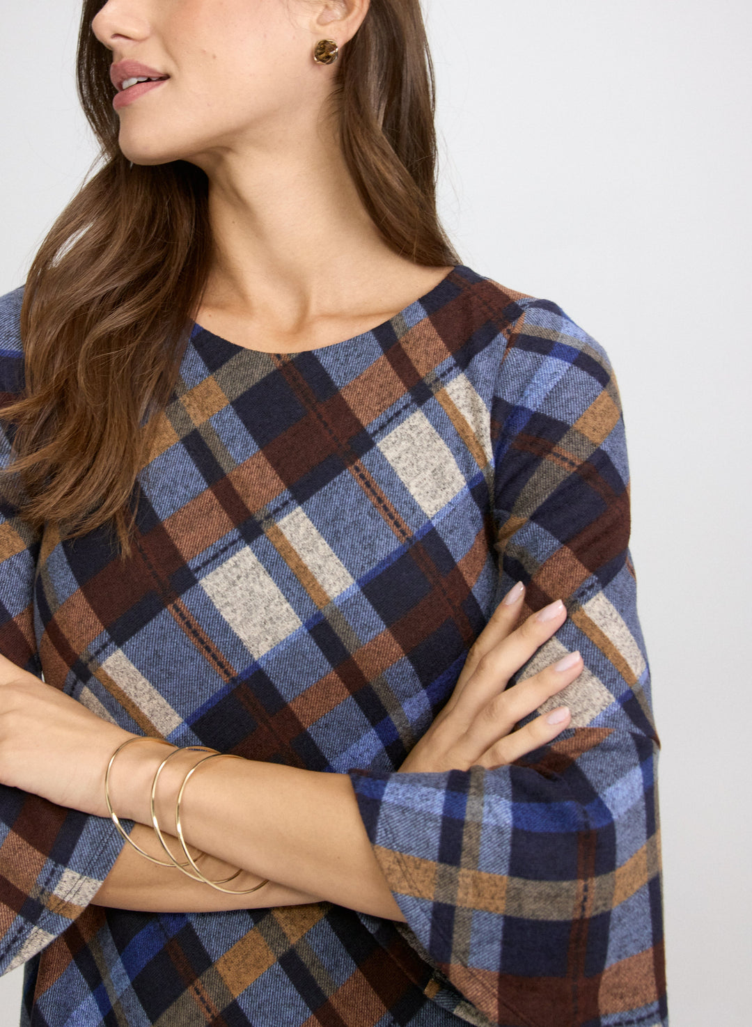 Plaid Sweater Dress