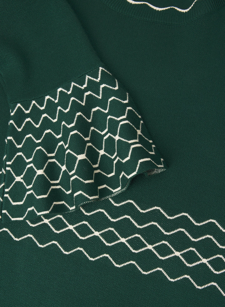 Scalloped Detail Dress