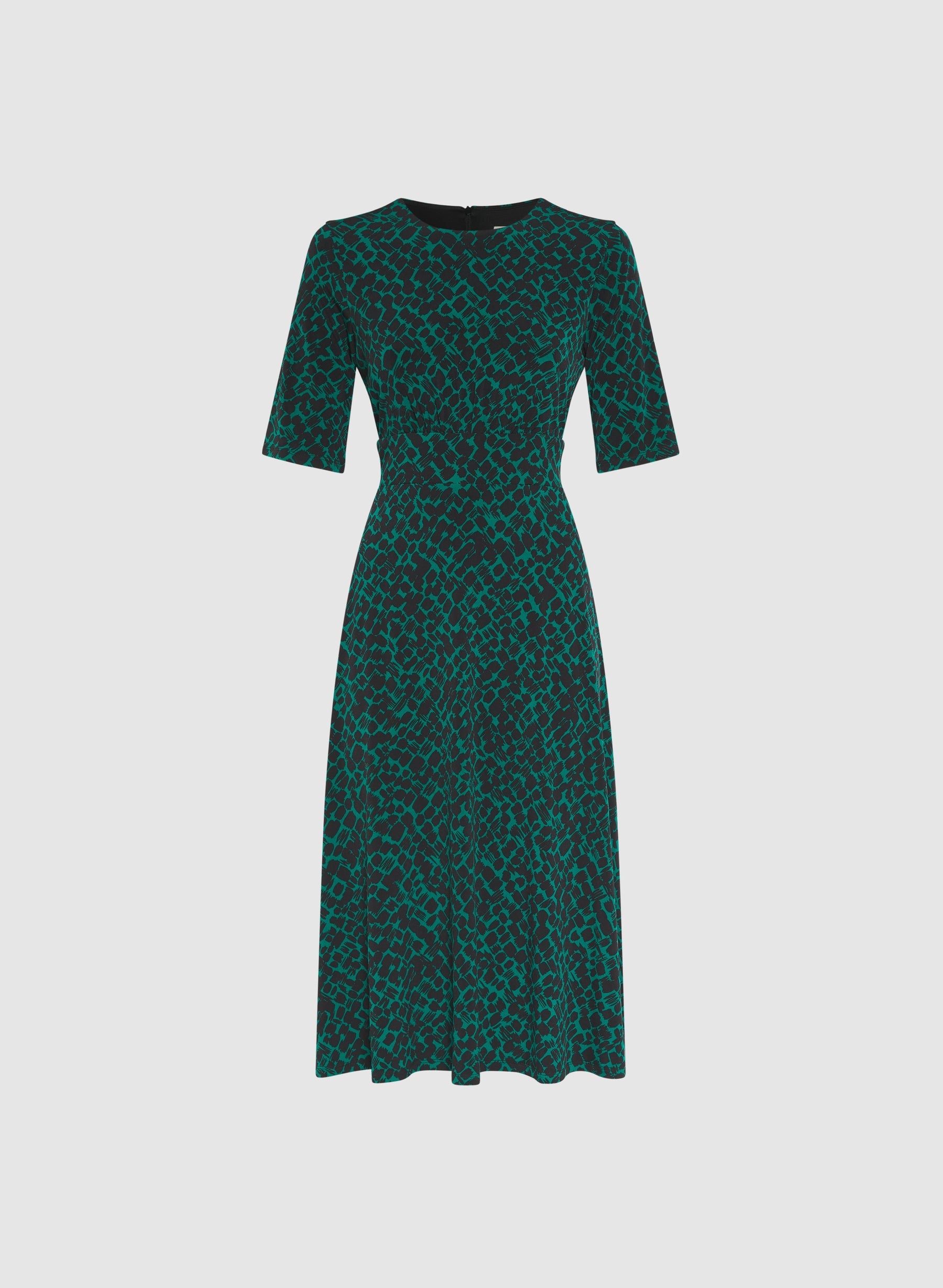 Abstract Midi Dress