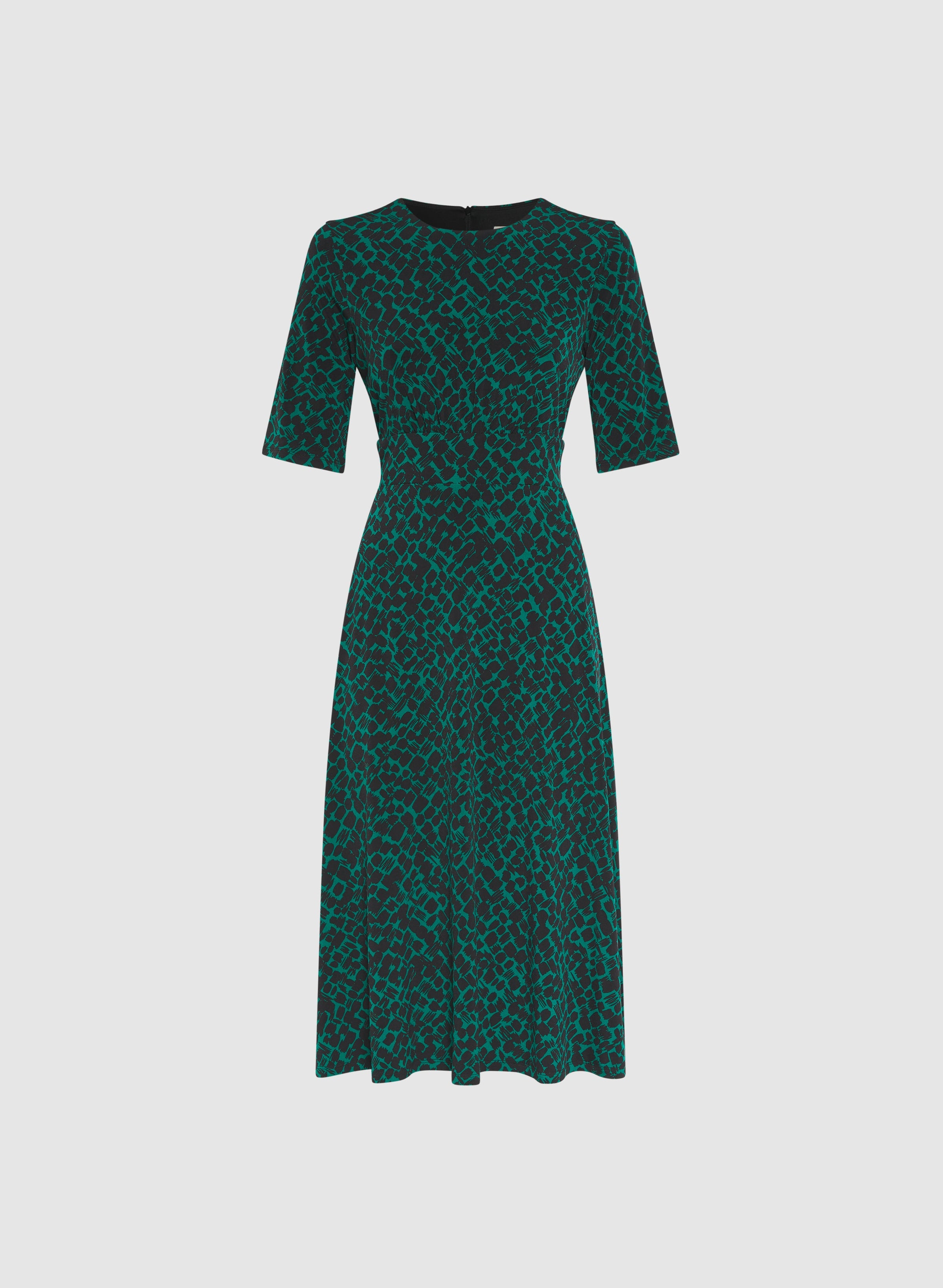 Abstract Midi Dress