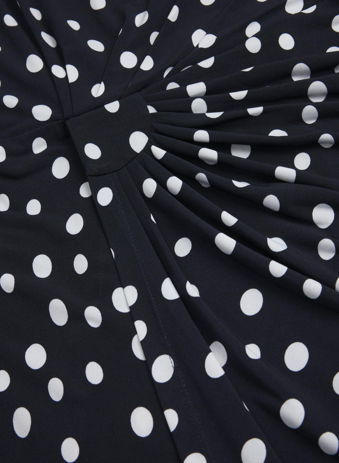Polka Dot Cape Sleeve Dress