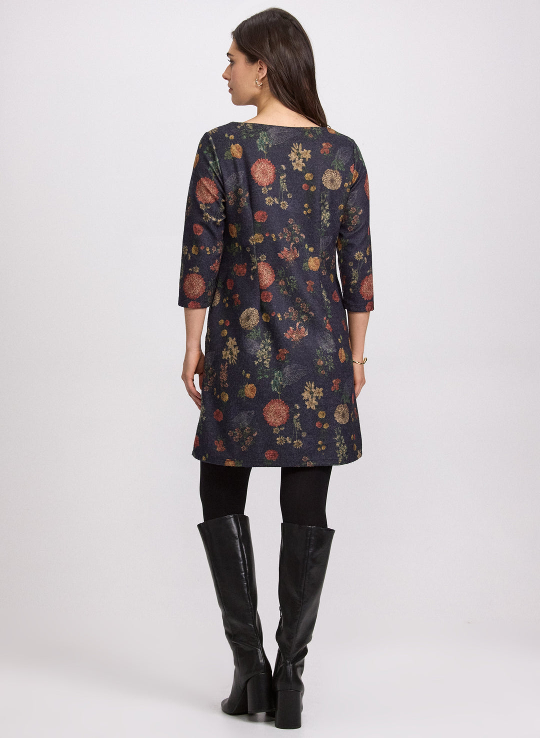 Floral Sweater Dress