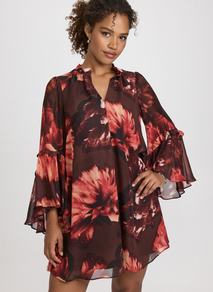 Floral Bell Sleeve Dress