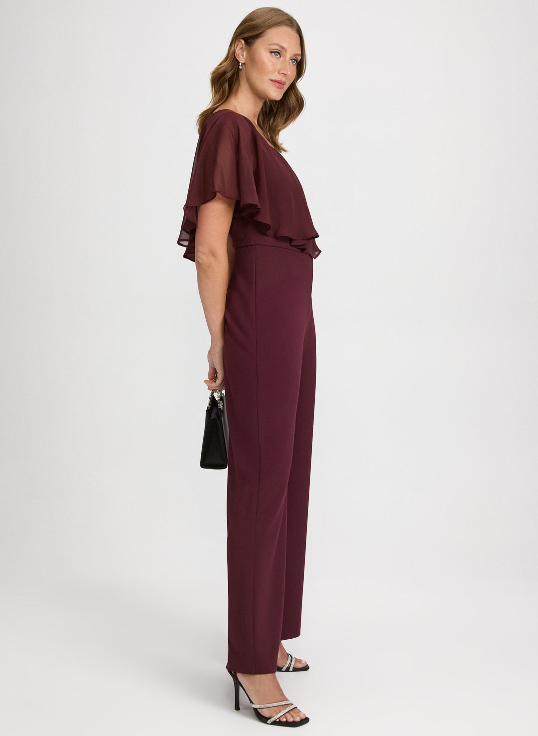 Flounce Front Jumpsuit