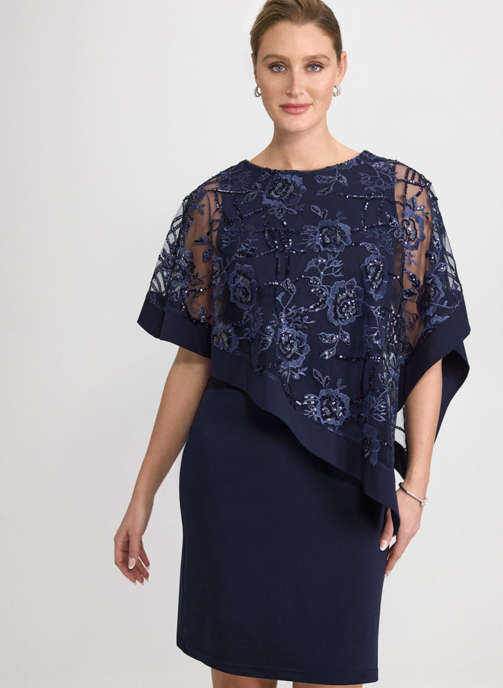 Floral Capelet Dress