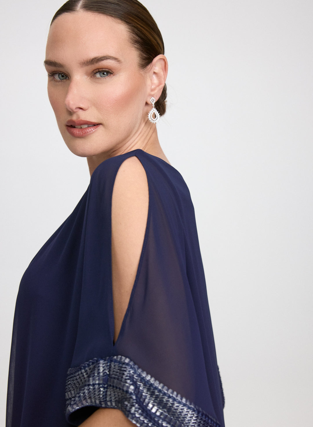 Chiffon Overlay Dress