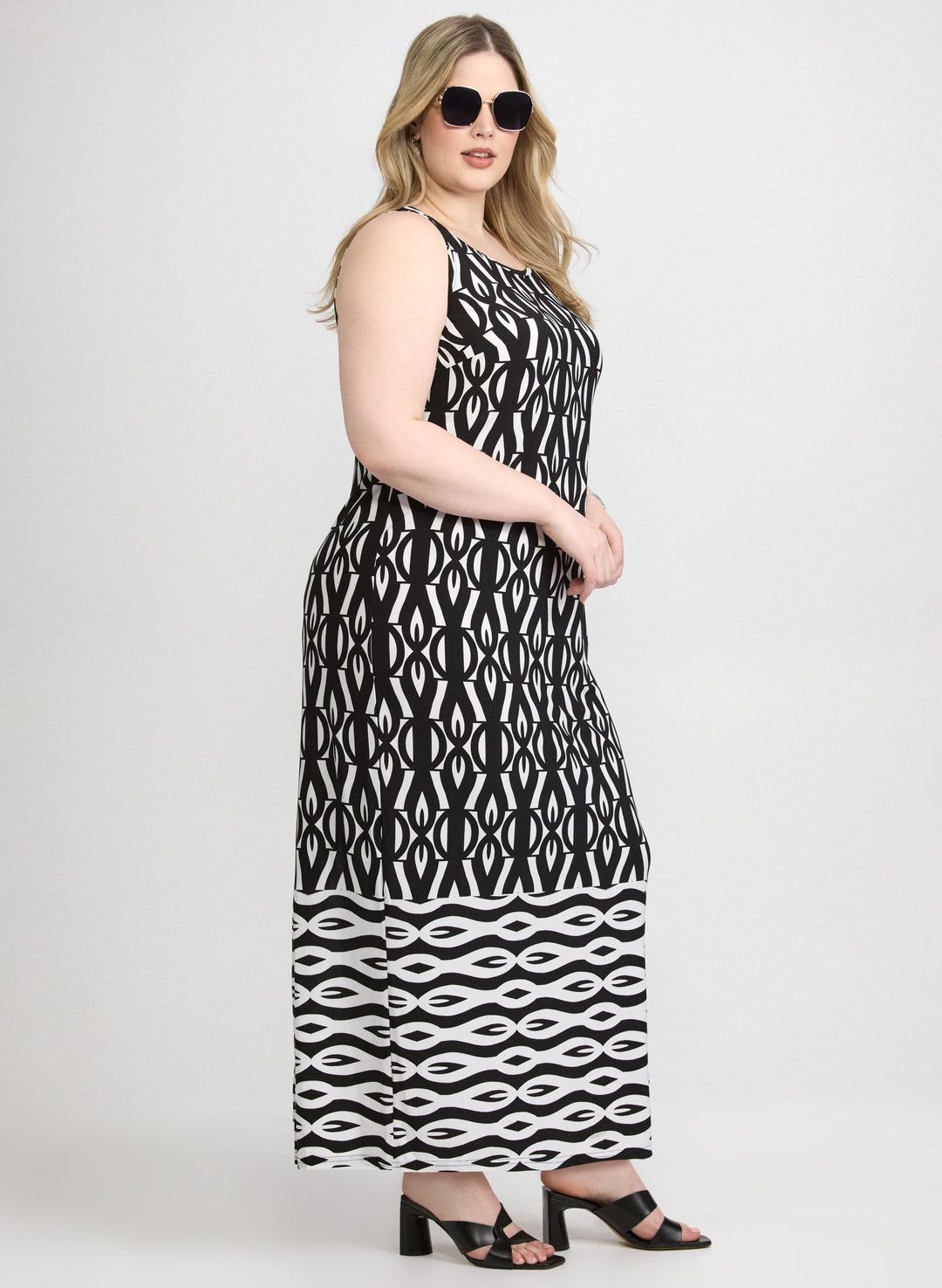 Geometric Printed Dress