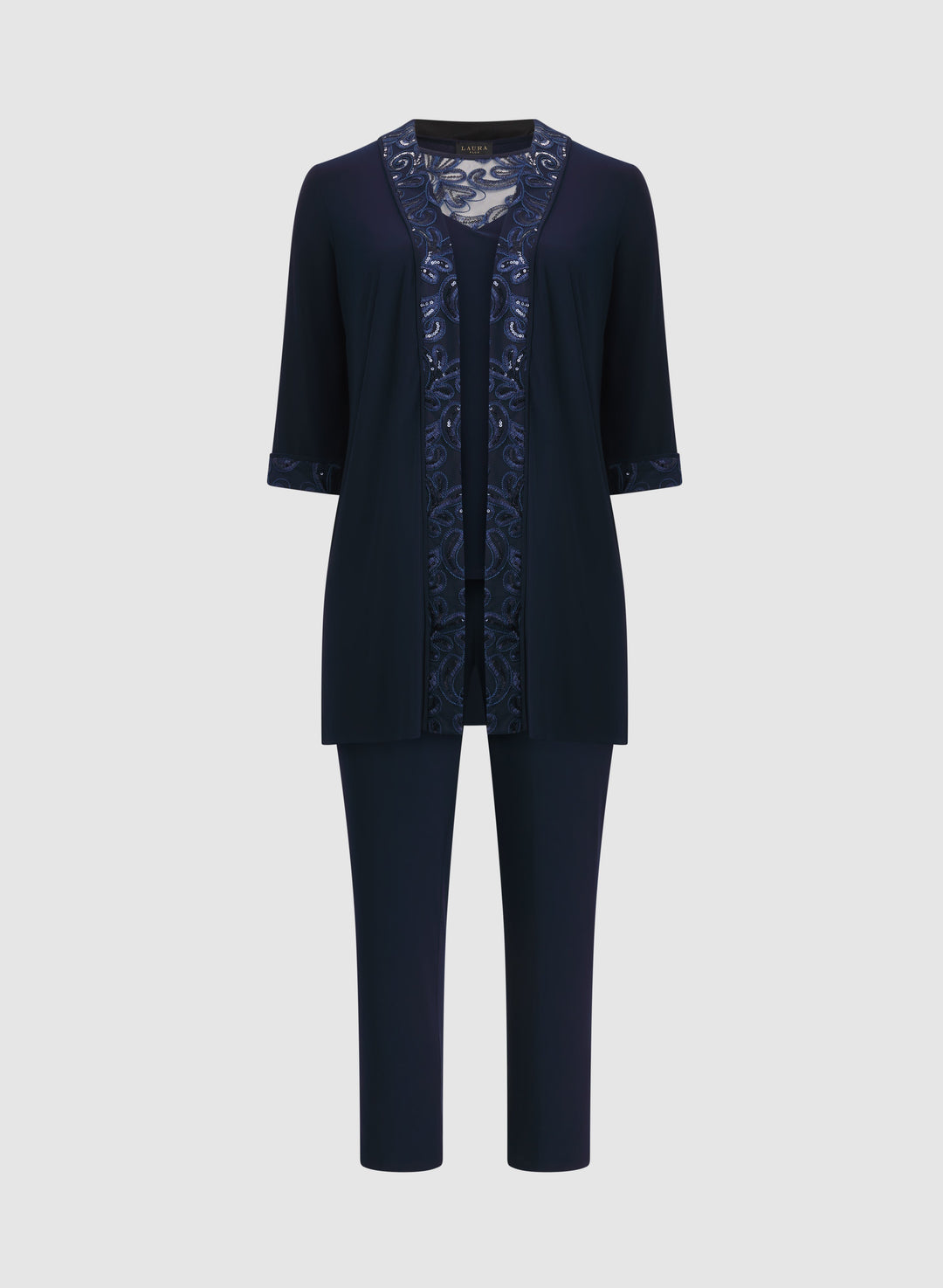 Three-Piece Pantsuit Set