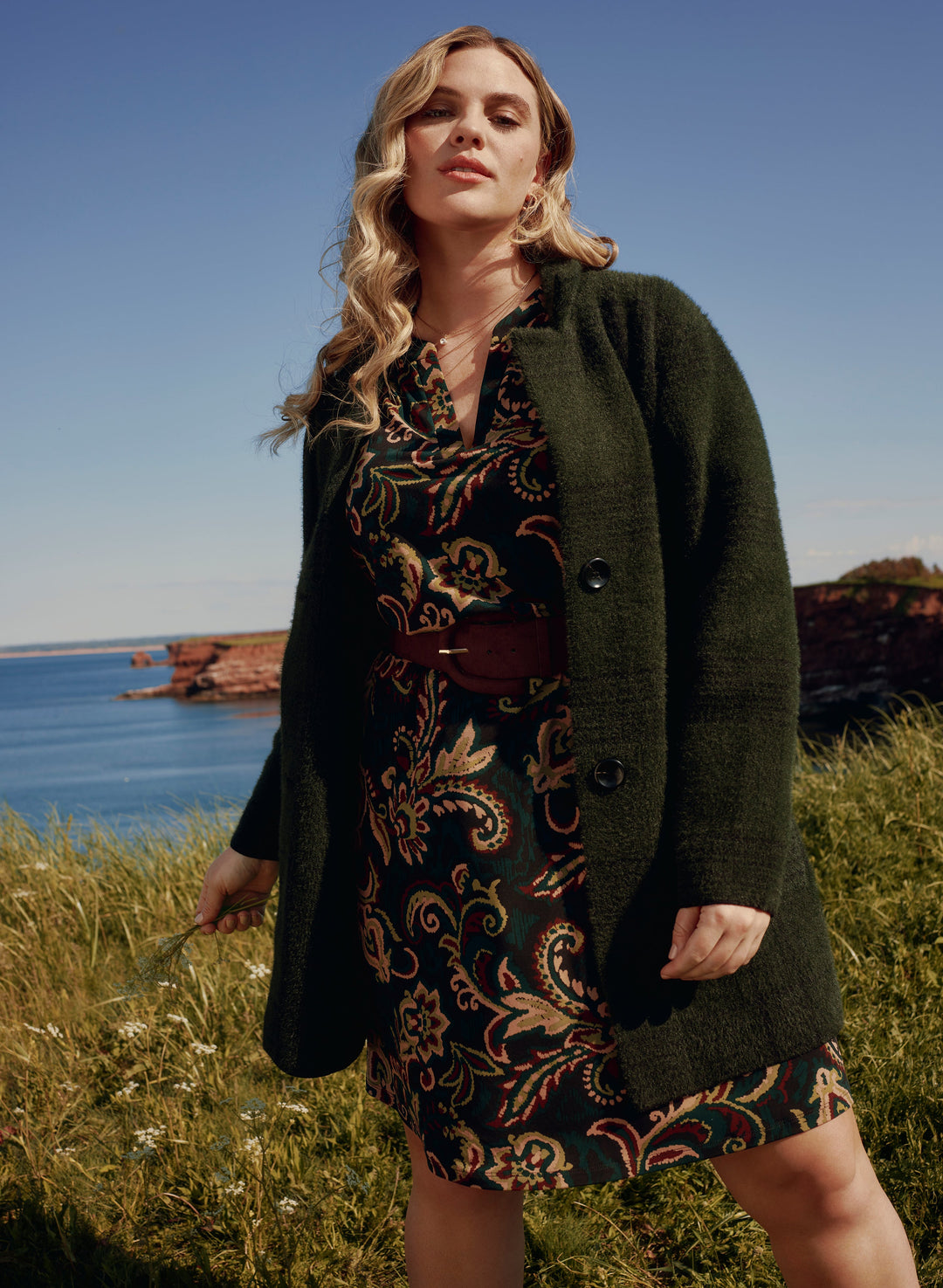 Paisley 3/4 Sleeve Dress