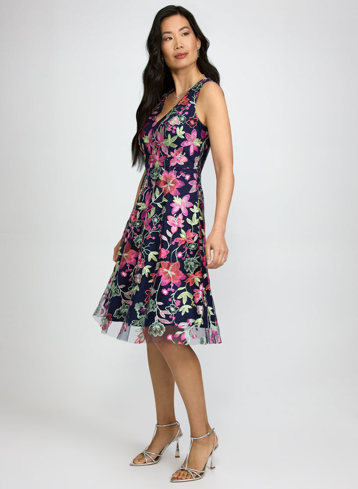 Floral Embroidered Dress