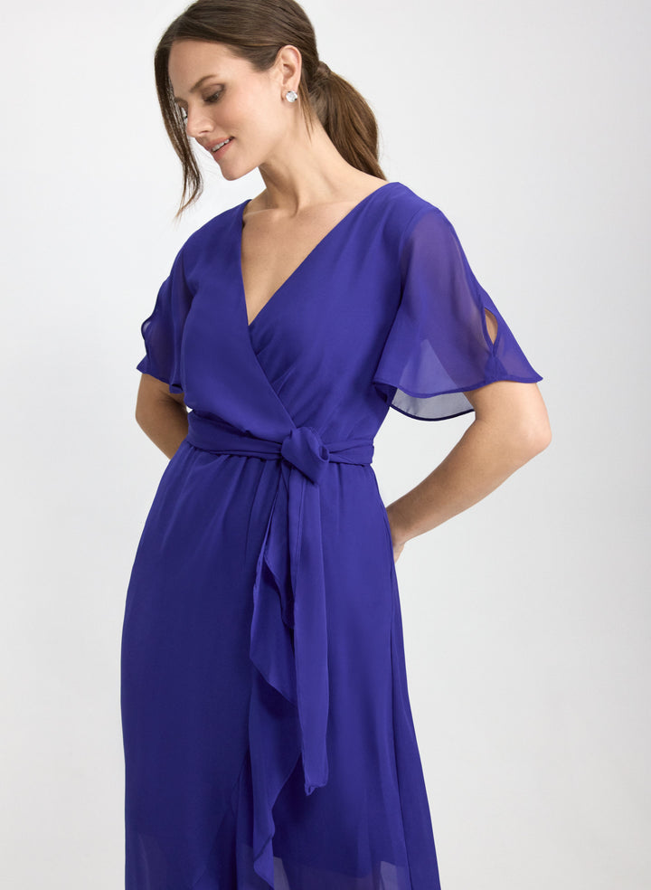 Chiffon Wrap Dress