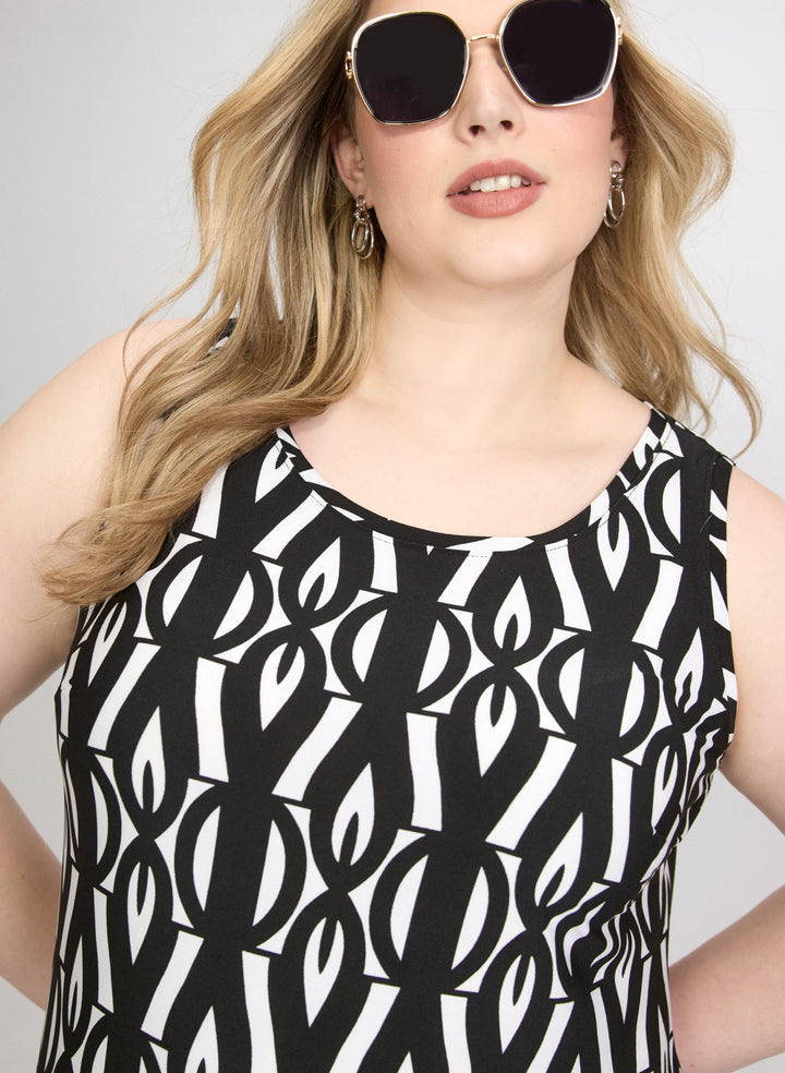 Geometric Printed Dress
