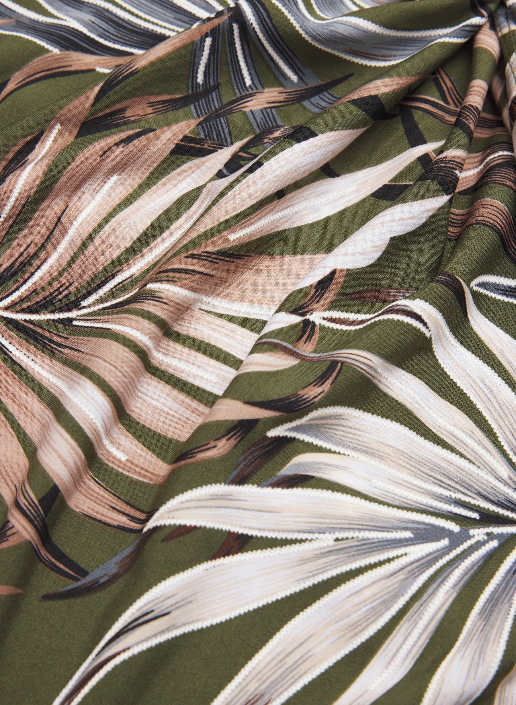 Tropical Print Dress