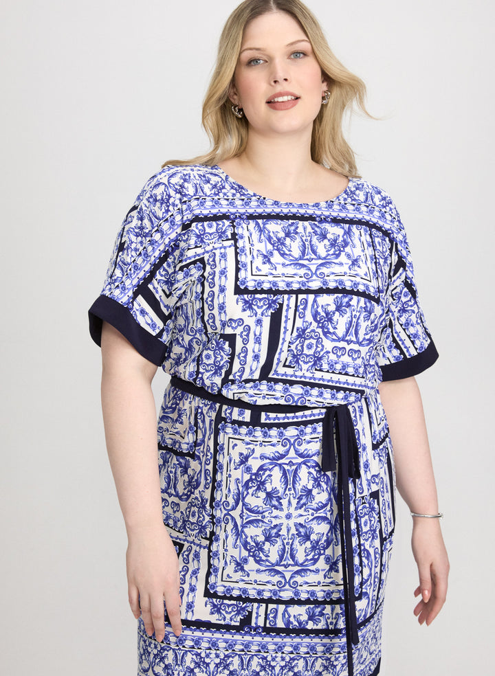 Paisley Print Dress