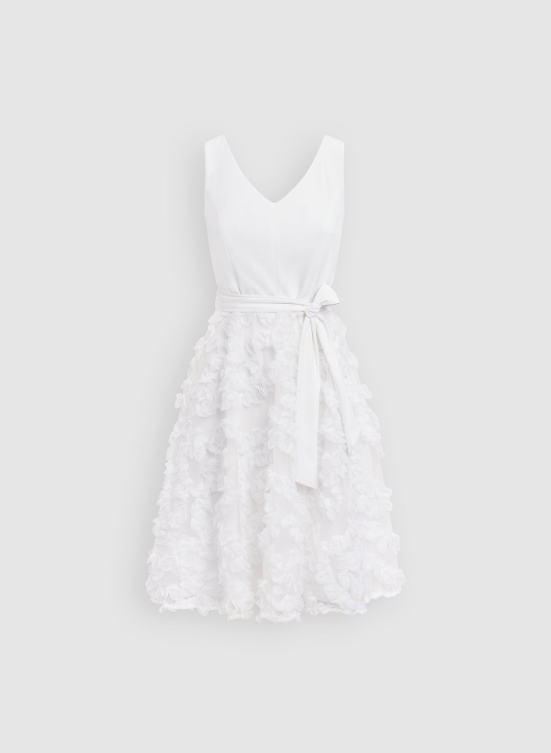 Sleeveless Jersey & Mesh Dress