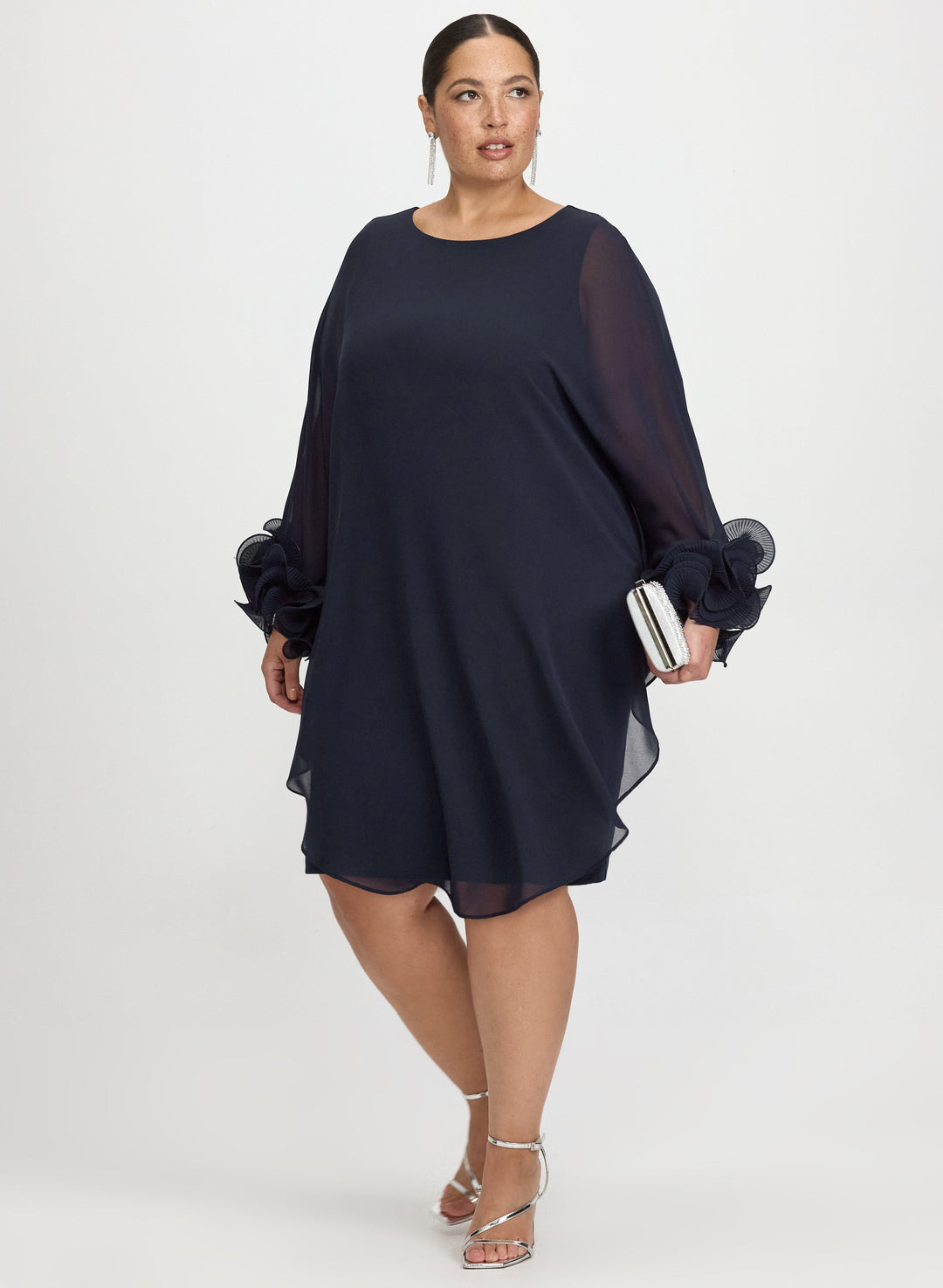 Frill Sleeve Dress