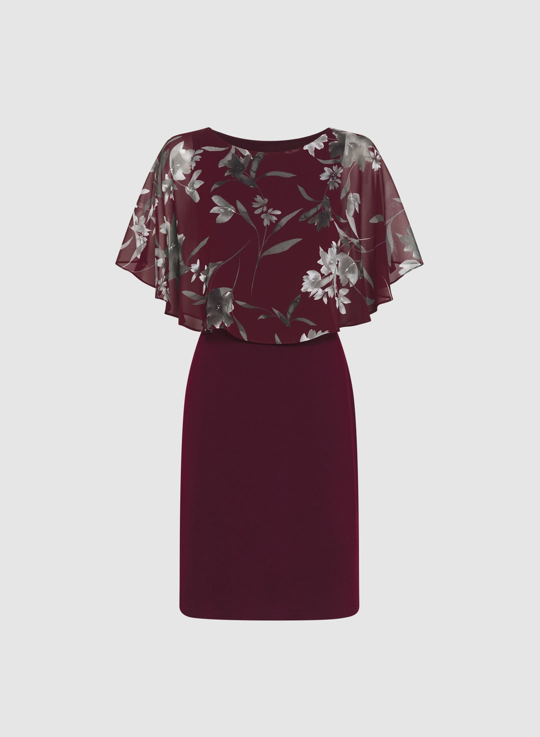 Floral Capelet Dress