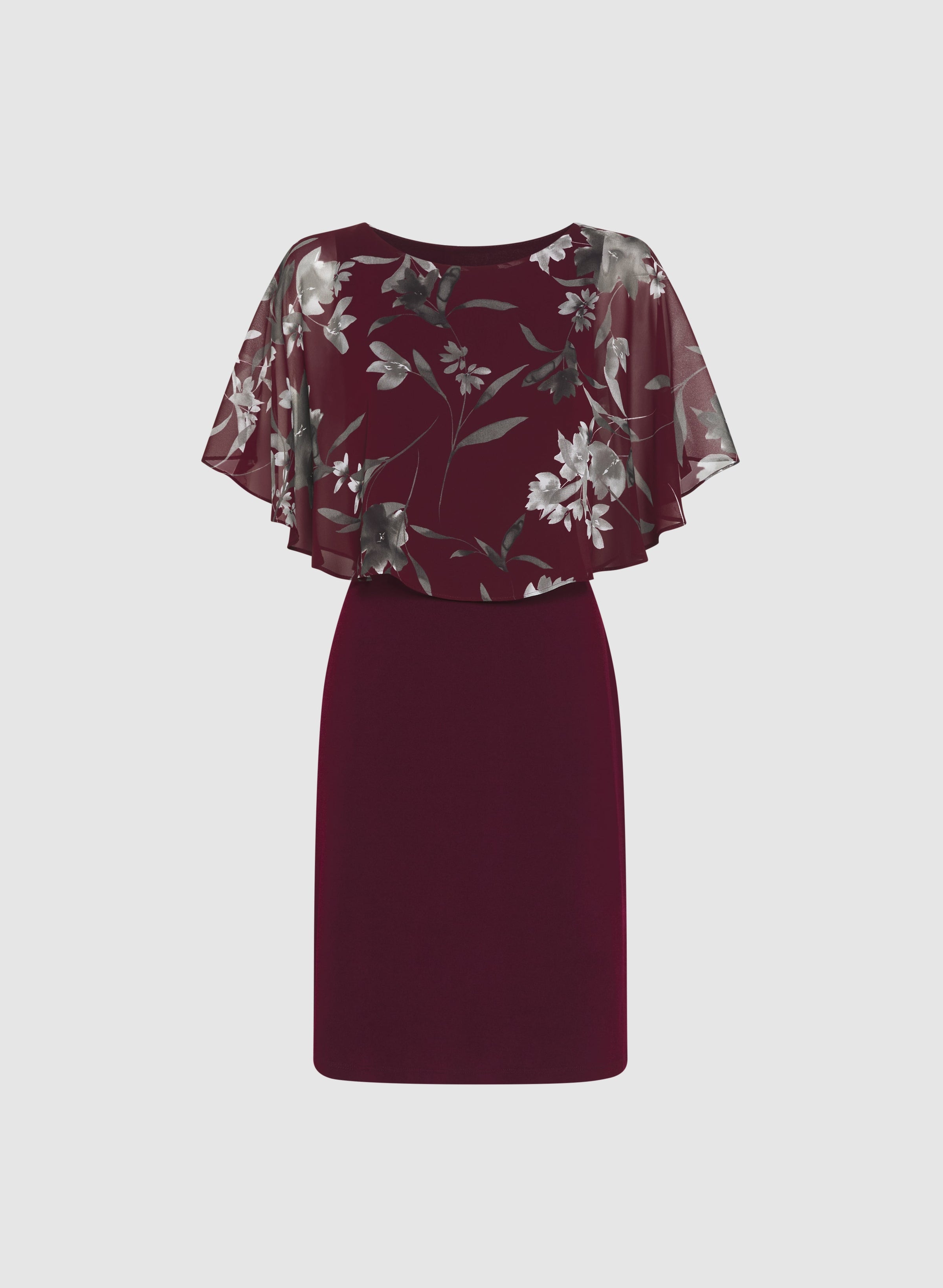 Floral Capelet Dress