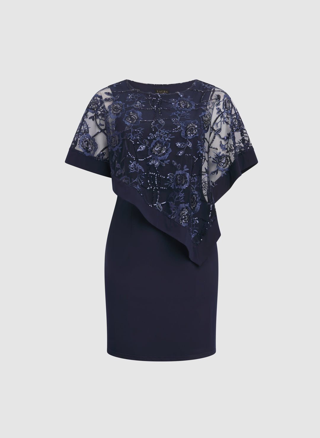 Floral Capelet Dress
