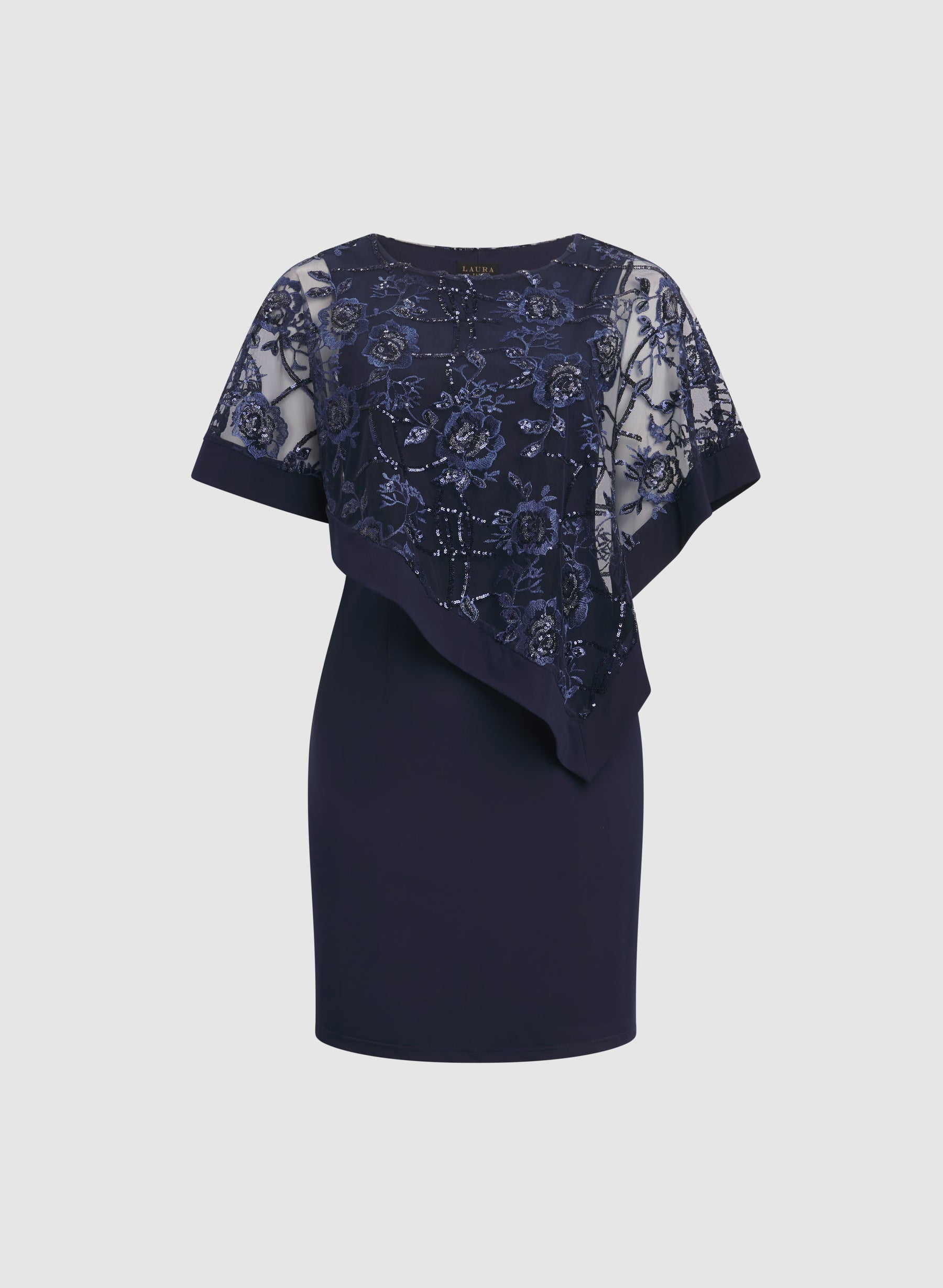 Floral Capelet Dress