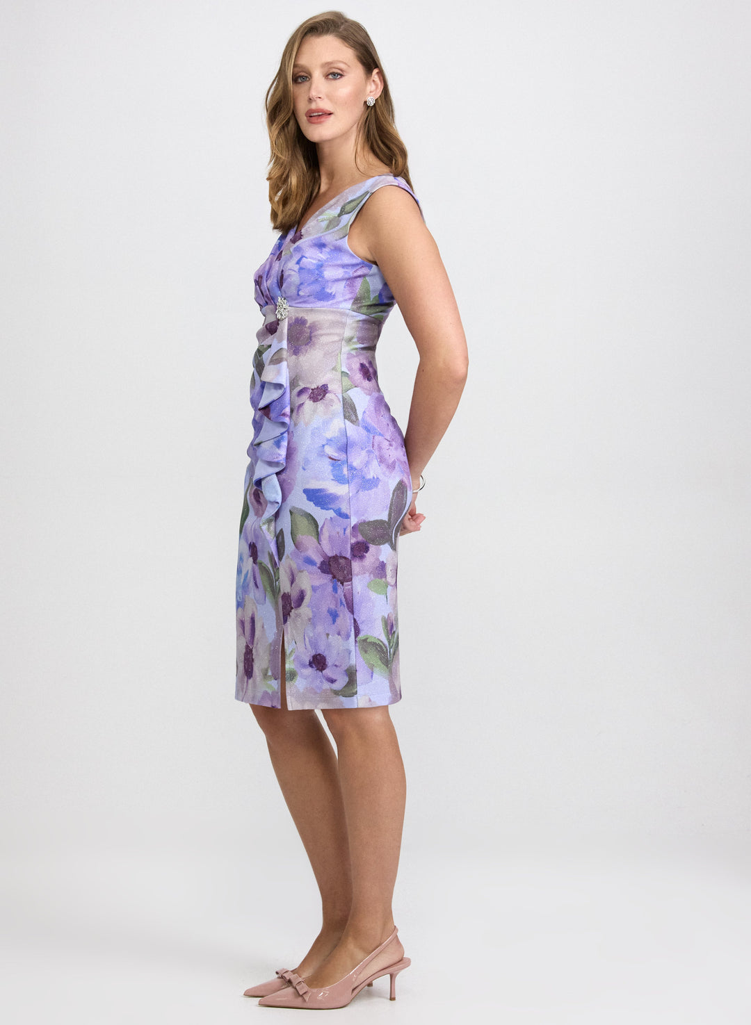 Floral Glitter Dress