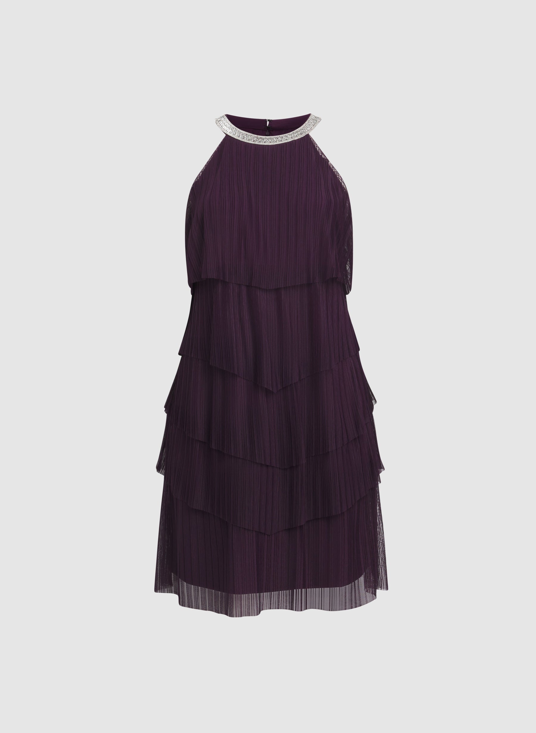Tiered Mesh Dress