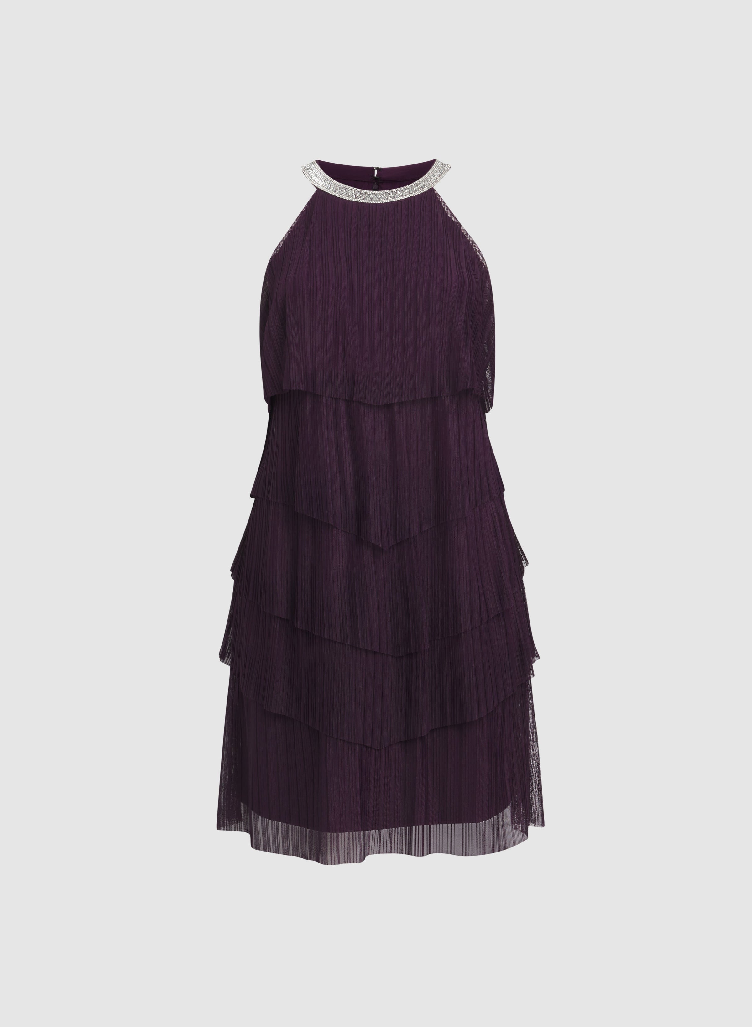 Tiered Mesh Dress