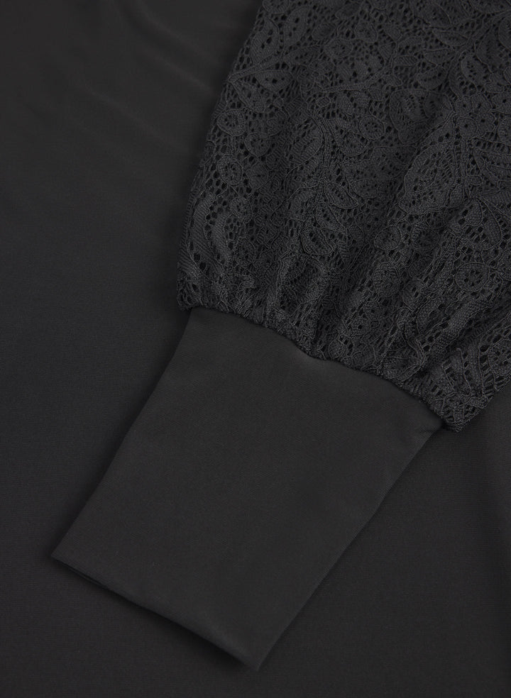 Lace Sleeve Dress