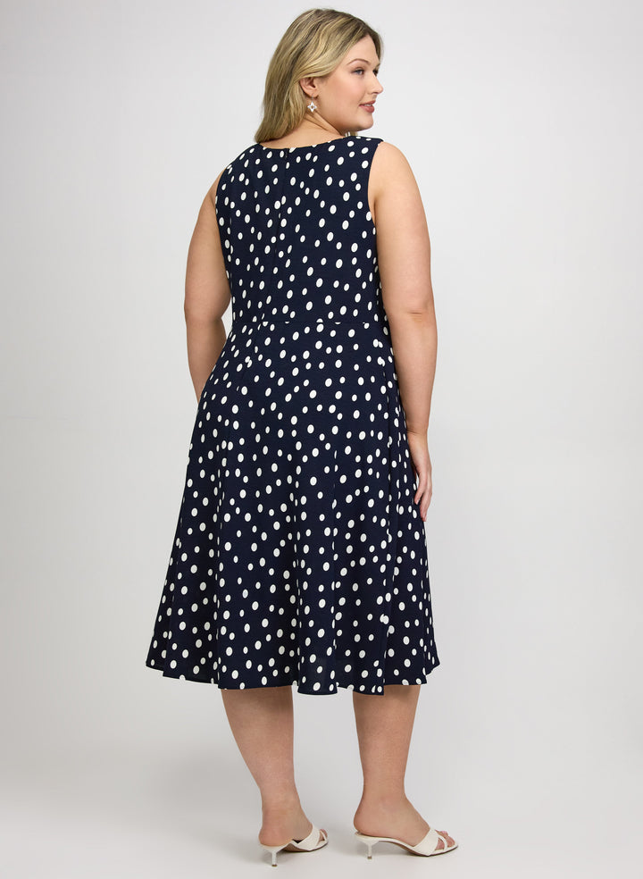 Polka Dot Midi Dress