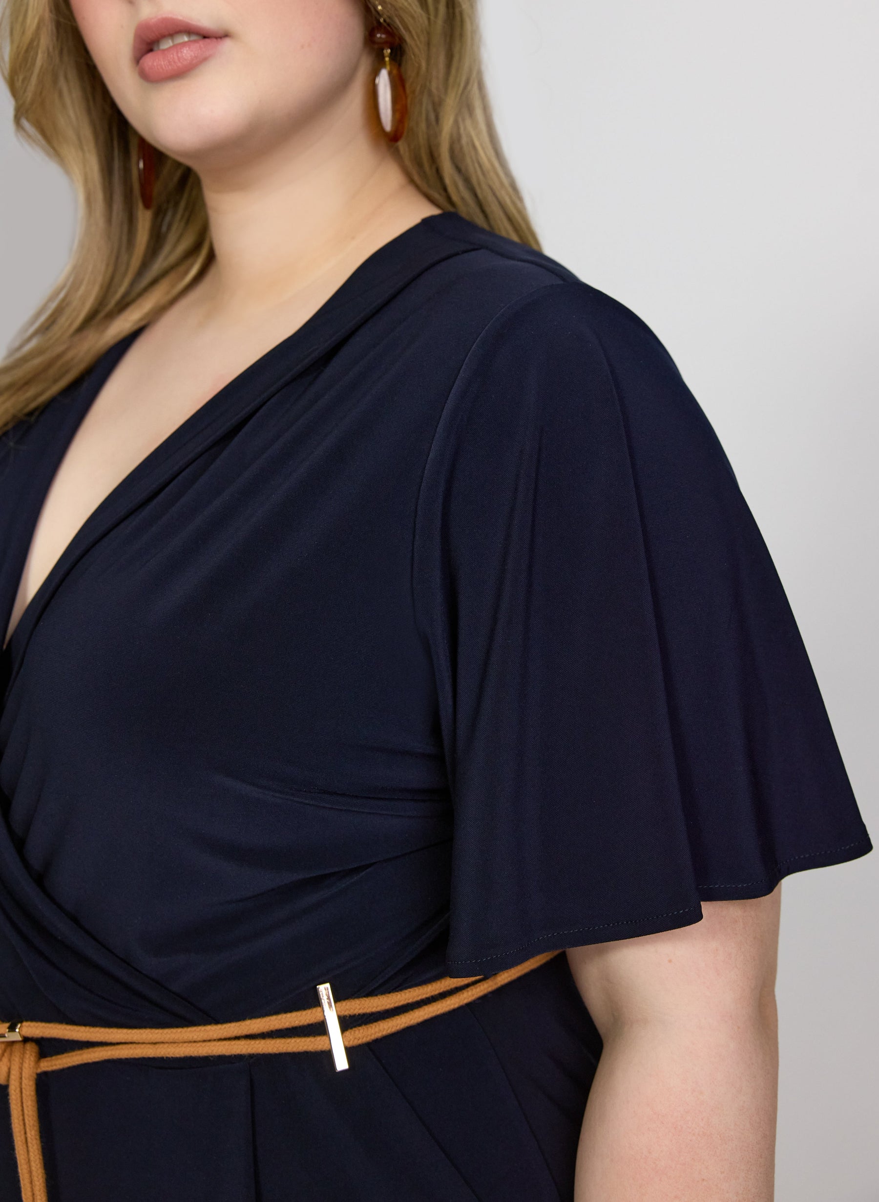Braided Belt Jumpsuit
