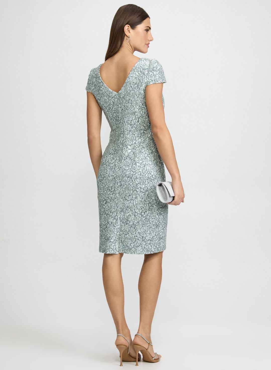 Sequined Lace Dress