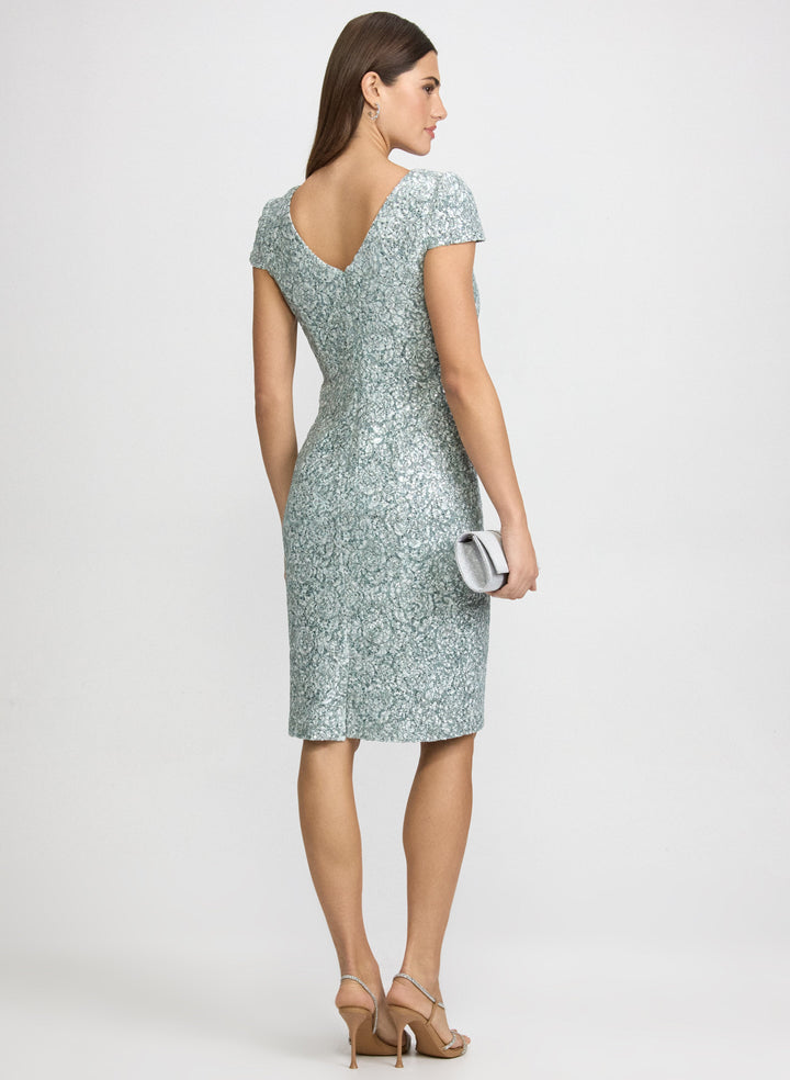 Sequined Lace Dress