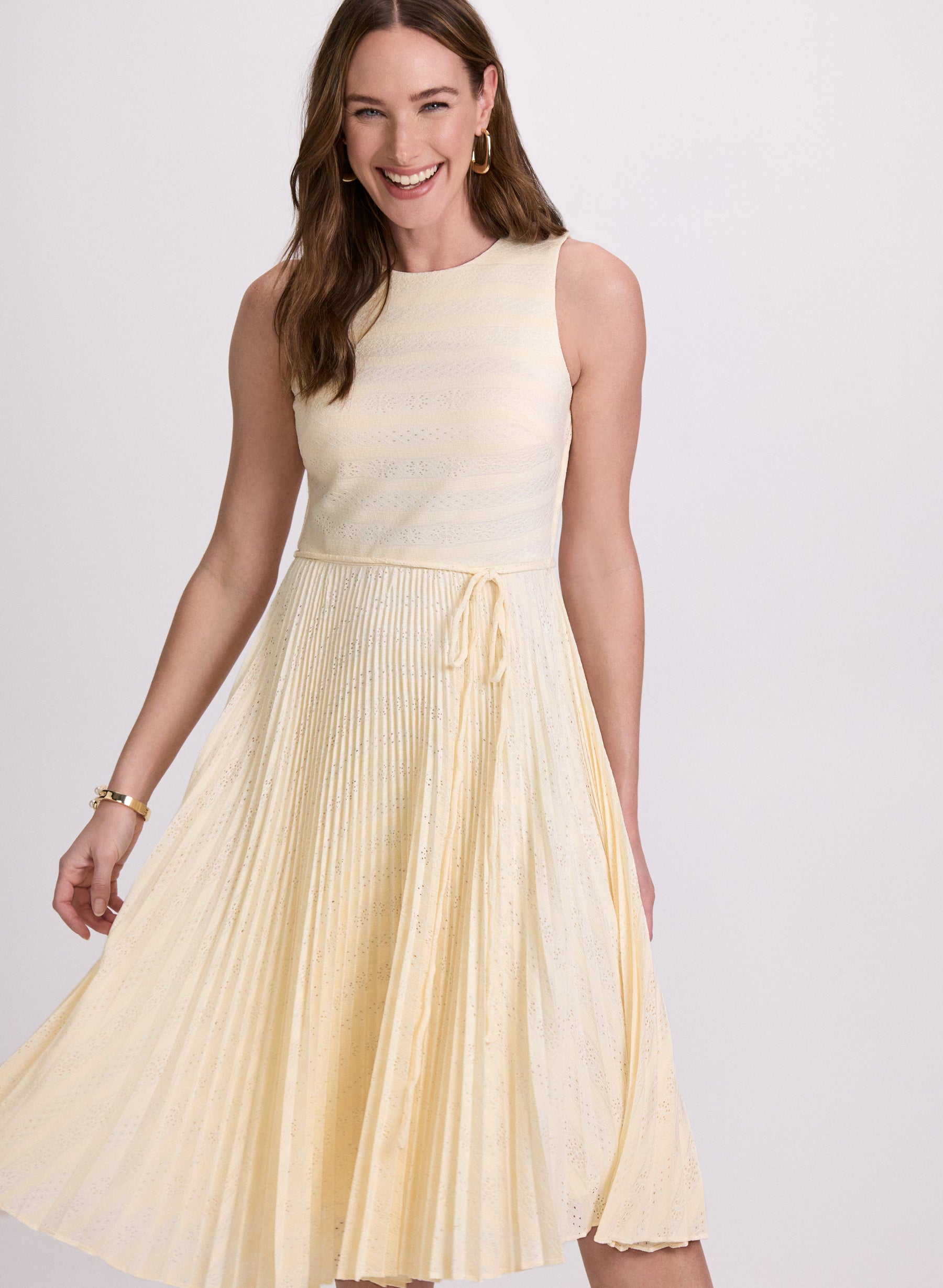 Striped Lace Dress