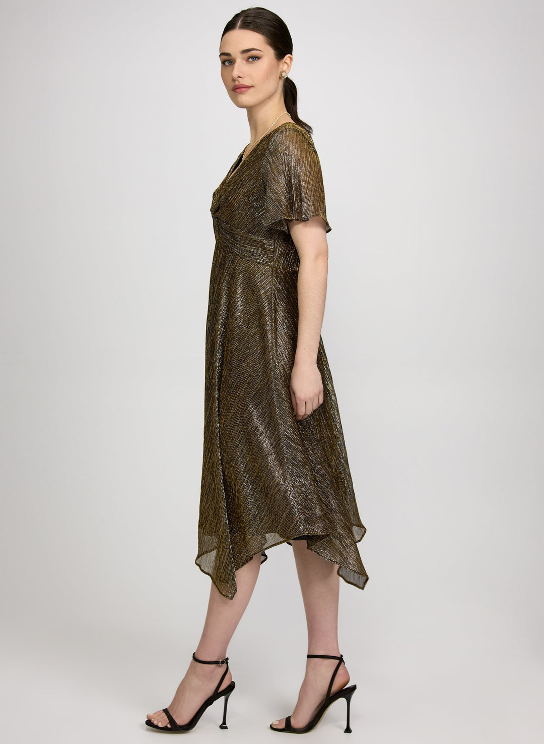 Two-Tone Metallic Dress