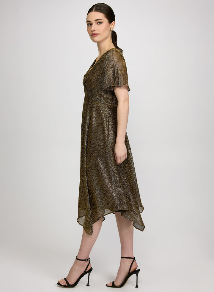Two-Tone Metallic Dress