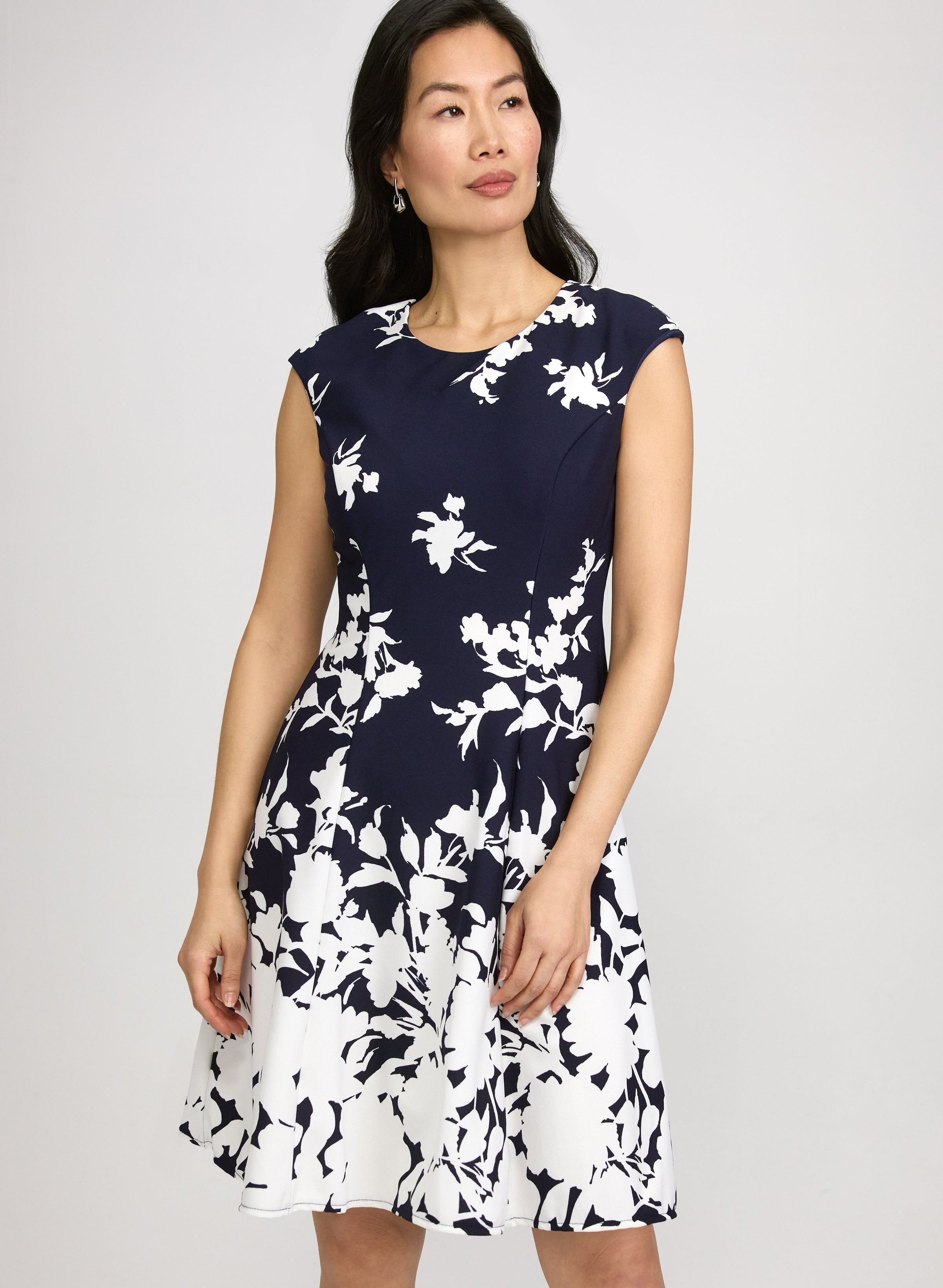 Floral Fit & Flare Dress