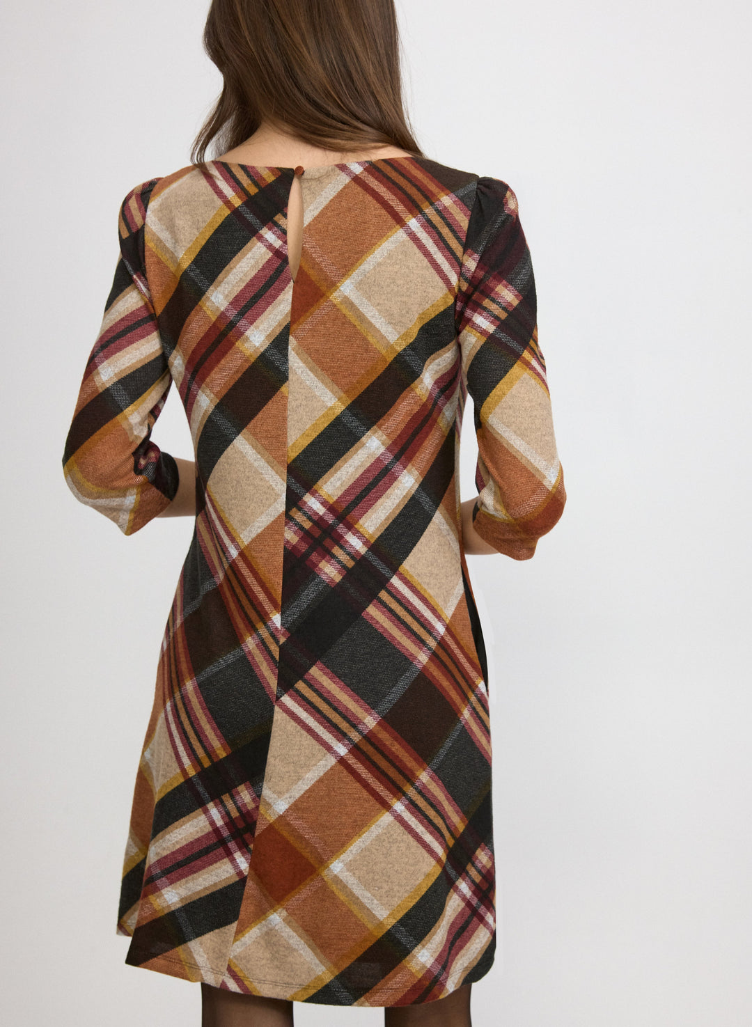 Plaid Sweater Dress