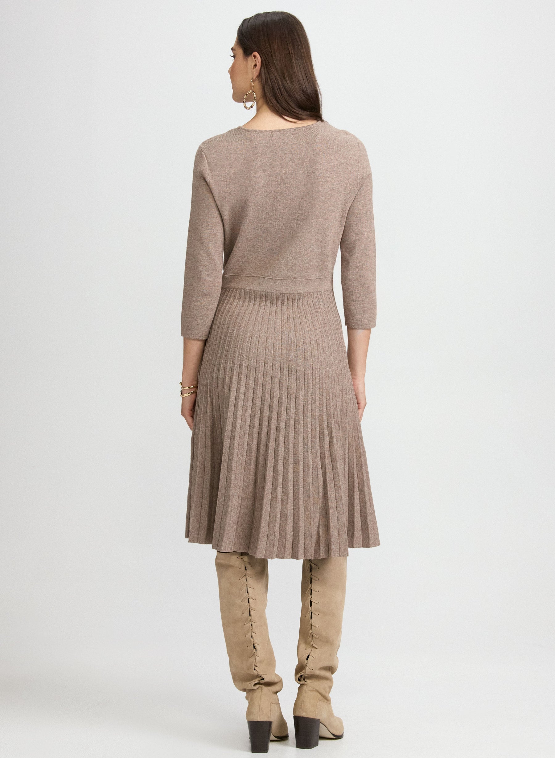 Fit & Flare Knit Dress